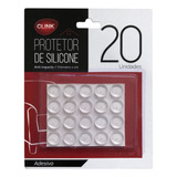 Protetor Gota De Silicone Anti-impacto 1cm Com 20 Unidades