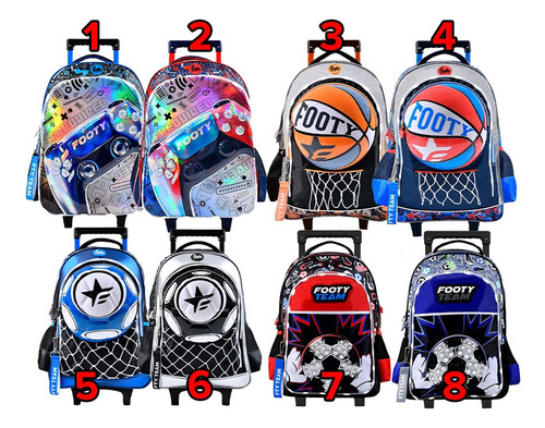 Mochila Carrito Footy Nene A Pulgadas Mmk 2024