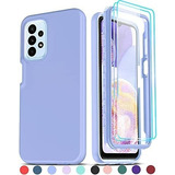 Funda + Protector De Pantalla Para Samsung A23 Violeta 