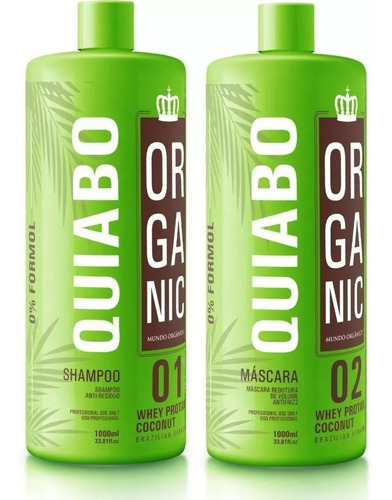 Progressiva De Quiabo Shampoo E Mascara Litro Organica !