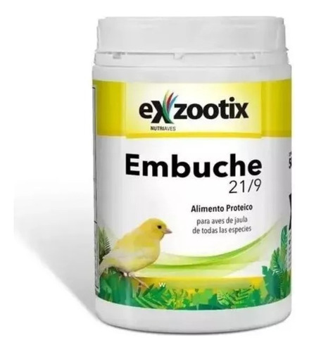 Pasta De Embuche Aves Canarios  Exzootix 21/9 X 500 Gr