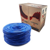 305 M Cable Utp Xcase Cat.6 Azul De 8 Hilos 0.57mm