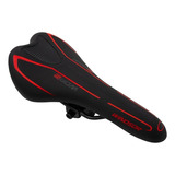 Asiento Para Bici Ruta/mtb Wdr5 C/broche Color Rojo