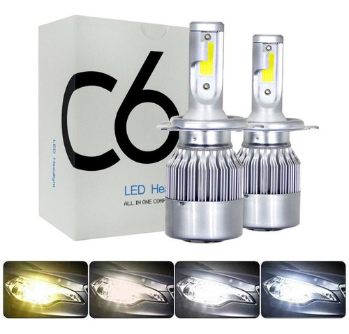 Faro Led Para Coche C6 H4 H11 H3 Hb3 Hb4 Luz Antiniebla H7 H