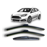 Kit 3 Escobillas Goma Ford Focus 3 1.6 2.0 2017 2018 2019