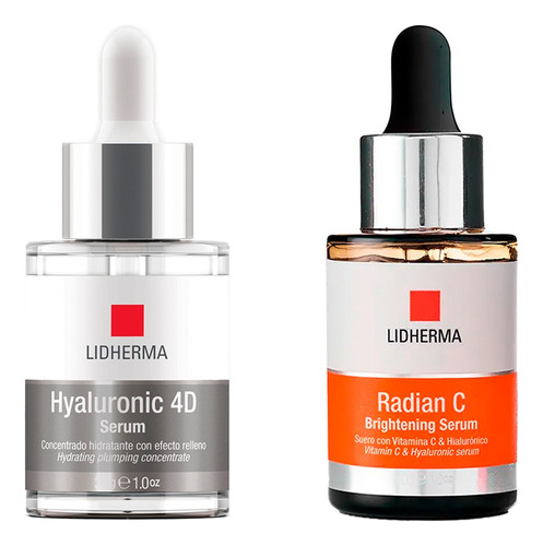 Combo Serum Hialuronico + Vitamina C Lidherma