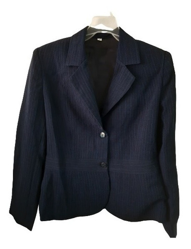 Saco Blazer Vestir Mujer Tela Importada Uniforme Oficin T.40