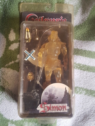 Castlevania Figura Simon Belmont Transparente Neca Variante