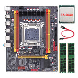 Placa Base X79+cpu E5 2640+2 Chips Ddr3 De 4 Gb De Ram X79 L