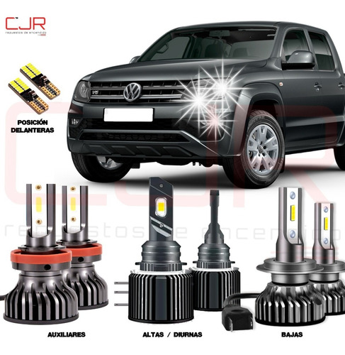 Lampara Cree Led Amarok Alta Baja Diurna Auxiliares Canbus