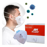 Cubre Bocas N95 Tapabocas N95 Mascarilla Niosh All Man 5pzs Color Blanco