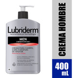 Crema Lubriderm Men Con Fragancia X 400ml