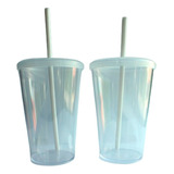 Vaso Acrílico Transparente 500cc X 30 Unidades 