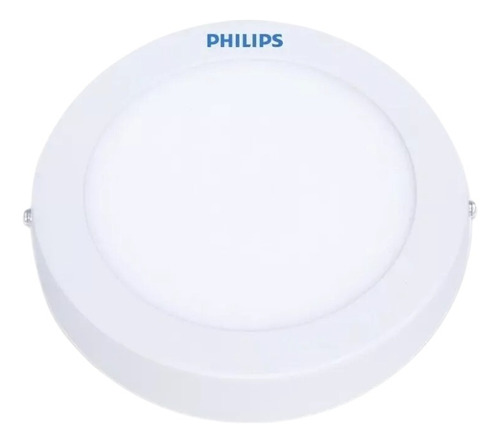 Panel Plafón De Aplicar Led Redondo Cuadrado 18w Philips