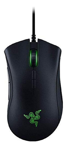 Mouse Razer Deathadder Elite Gaming Rgb Botones Negro Mate