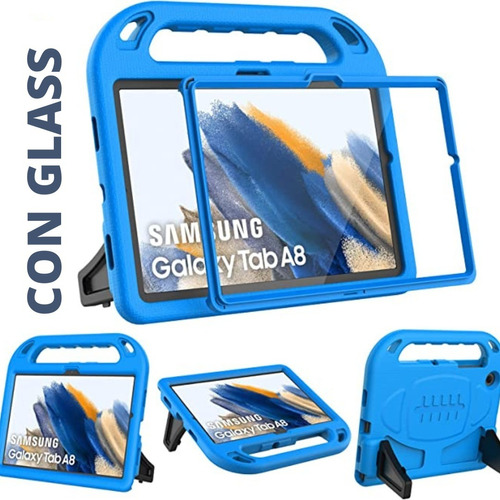 Funda Protectora Atril Para Samsung Tab A8 10.5 Niños