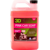 Shampoo Neutro Espumante Para Autos 3d Pink Car Soap 1 Galon