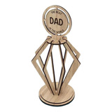 Decorativo De Trofeo Premio The Best Dad Para Papá