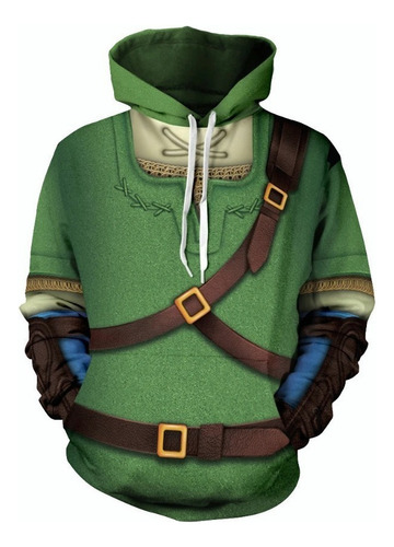 The Legend Of Zelda Link Sudadera Con Capucha Disfraz