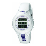 Puma Punch Digital Chrono Color Blanco Dial Reloj