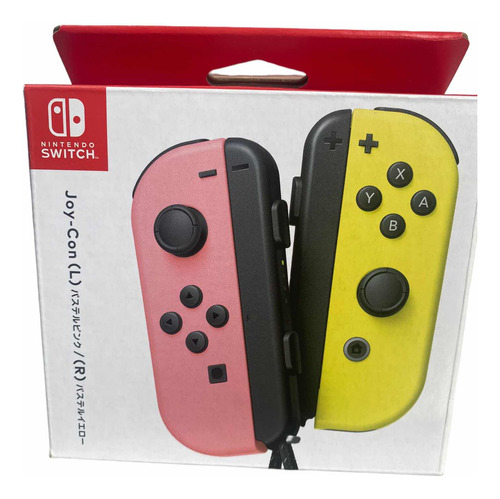 Joy Con Controllers Pastel L Pink R Yellow Nintendo Switch