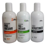 Combo 3 Tratamientos Progresivo 250ml F2 -f4- Shock Keratina