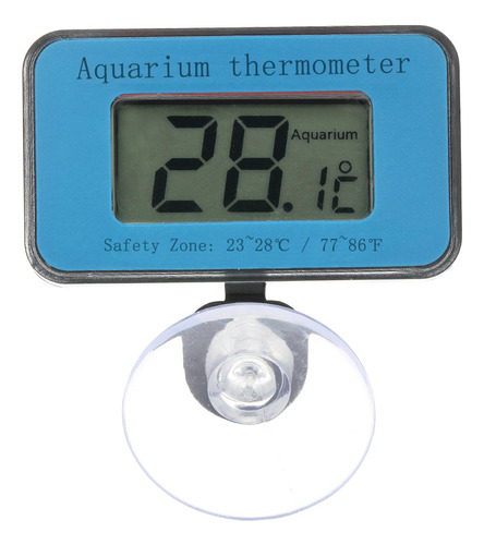 Termómetro Digital Lcd Para Acuario Con Ventosa. Resistente