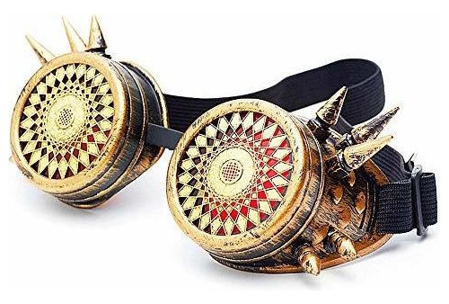 Dplus Steampunk - Gafas De Disfraz, Steampunk Gothic Cosplay