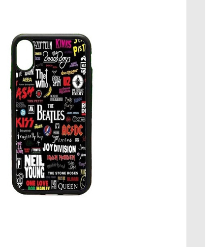 Funda Protector Para iPhone Bandas Retro Rock Stars