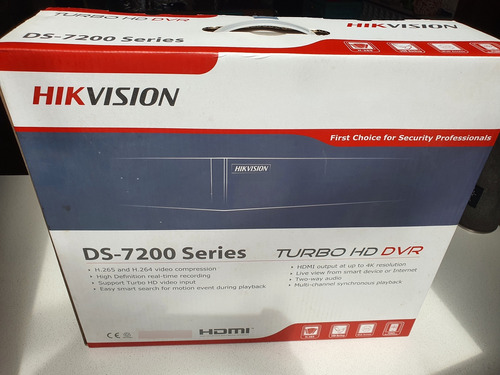 Dvr Hikvision Ds-7216hqhi-k2 C/alarma - 4 Mp - Usado - 