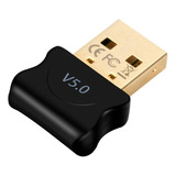 Receptor Adaptador Usb Bluetooth 5.0 Plug And Play Note Pc