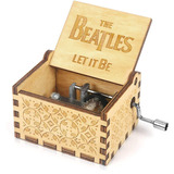 Caja Musical - Beatles Let It Be Madera Regalo Fans