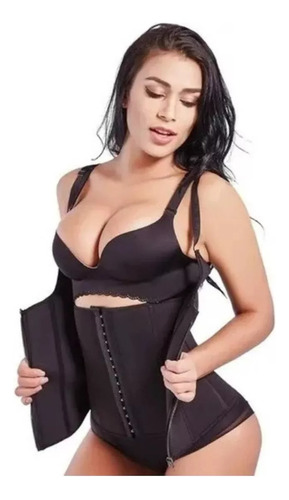 Faja Corset Modeladora Cintura Body Shaper Ganchos199