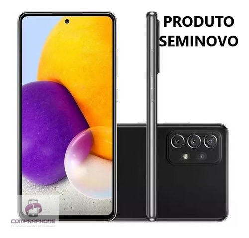 Galaxy A72 Preto 128gb - Bom - Usado