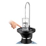 Dispensador De Agua Automatico Recargable Con Base Negro