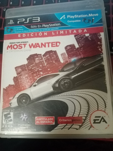 Need For Speed : Most Want Ps3 Usado