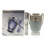 Paco Rabanne Invictus 2 Pc Travel Set Edt 3.4 Oz