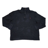 Sueter Polo Ralph Lauren Xgrande Xl Gris Pony Rojo