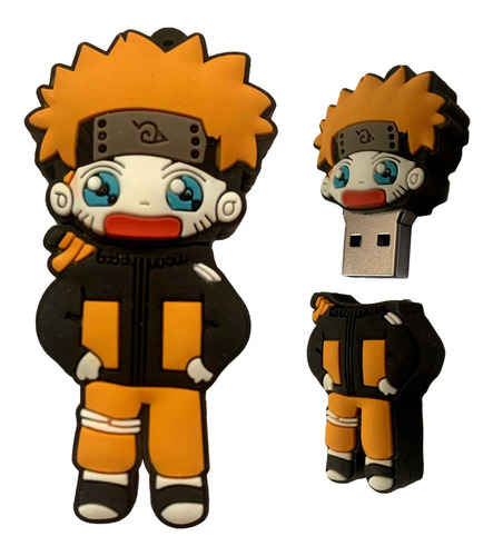 Memoria Usb 4 Gb De Naruto Uzumaki- Anime Personajes Kakashi