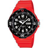 Reloj Casio Mrw-200hc-4bv Rojo 100% Original 