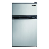 Refrigerador Compacto 88 L Con Congelador Acero Inoxidable