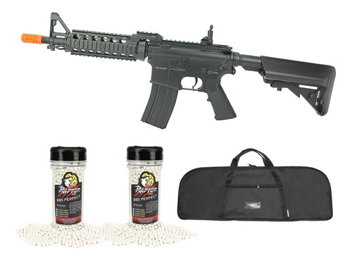 Rifle Airsoft M4 Ras Ii Cyma Cm505 6,0 + Capa + 5000 Bbs 