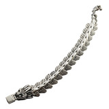 Pulsera De Quetzalcóatl De Plata Ley 925