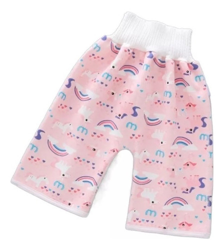 2 Piezas Pantalones Impermeables Para Pañales Niños Elast