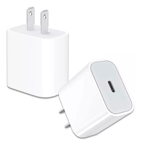 Cargador Adaptador Usb C 20w Carga Rapida Para iPhone iPad 