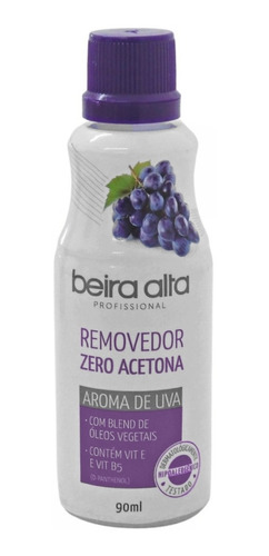Removedor Zero Acetona Aroma De Uva Beira Alta 90ml