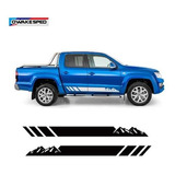 Vinil Stiker Estampado Rótulo Lateral Mountain Vw Amarok