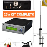 Transmissor  Para  Radio Fm Cze   25w  Kit   Completo 