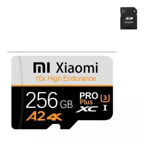 Cartão De Memória Xiaomi - Versão Mi -  256gb + Adaptador