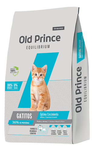Old Prince Equilibrium Gatito Kitten X 3 Kg